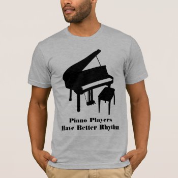 Piano Players T-shirt by T_shirt_Shack at Zazzle