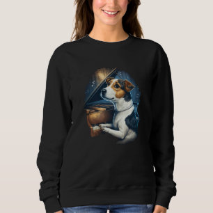 Piano playing Jack Russell Terrier Sweatshirt