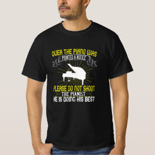 Piano - Please Do Not Shoot The Pianist T-Shirt