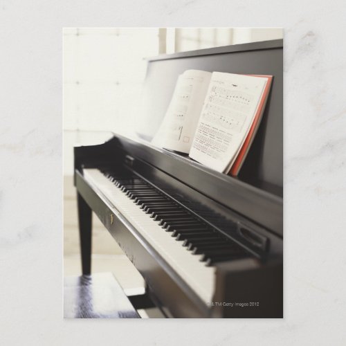 Piano Postcard