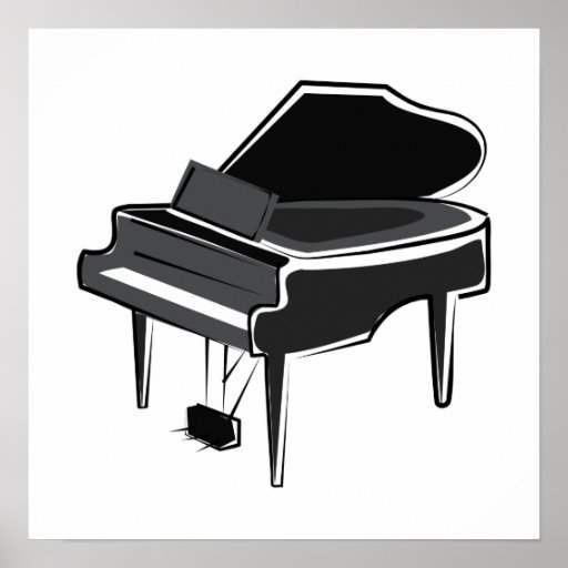 piano poster | Zazzle