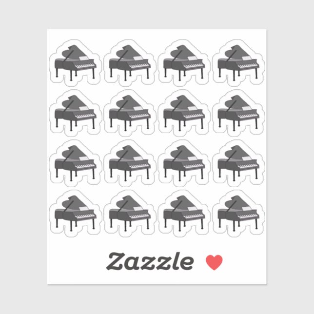 Piano Practice Lesson Plan Teacher Student Planner Sticker (Sheet)