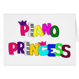 Piano Princess Cards