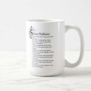 Piano Problems List Coffee Mug