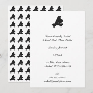 Piano Recital Invitation