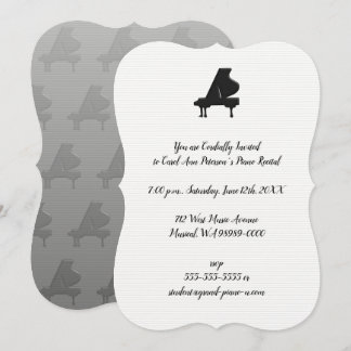 Piano Recital Invitation