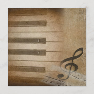 Piano Recital Invitation