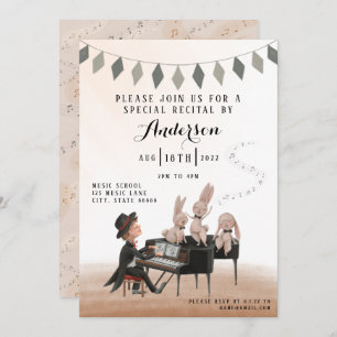 Piano Recital Invitation