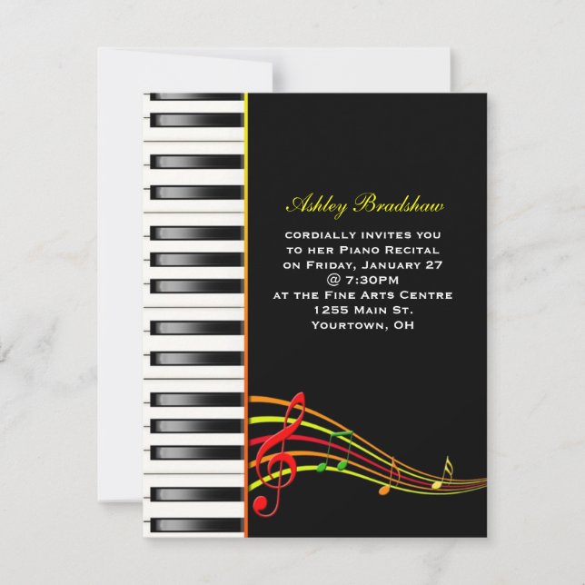 Piano Recital Invite (Front)