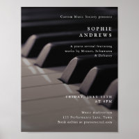 Piano Recital Music Concert Editable Template