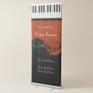Piano Retractable Banner