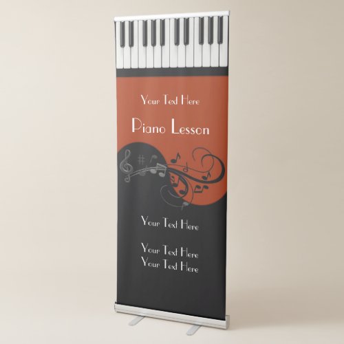 Piano Retractable Banner