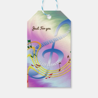Piano rhythm gift tags