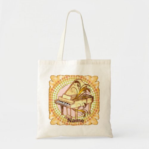 Piano Rhythm tote bag