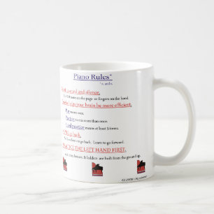 Piano Rules Coffee Mug