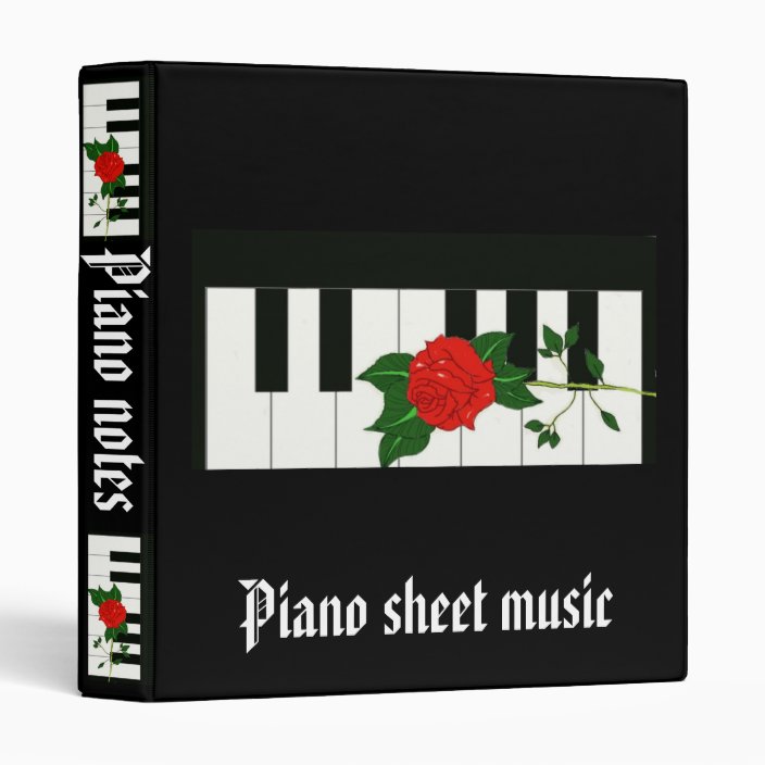 Piano sheet music Avery Binder