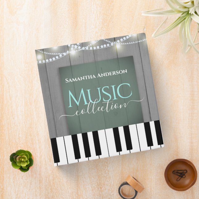 Piano Sheet Music Collection 3 Ring Binder (In Situ)