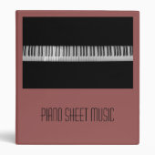 Piano Sheet Music student folder portfolio (Front)