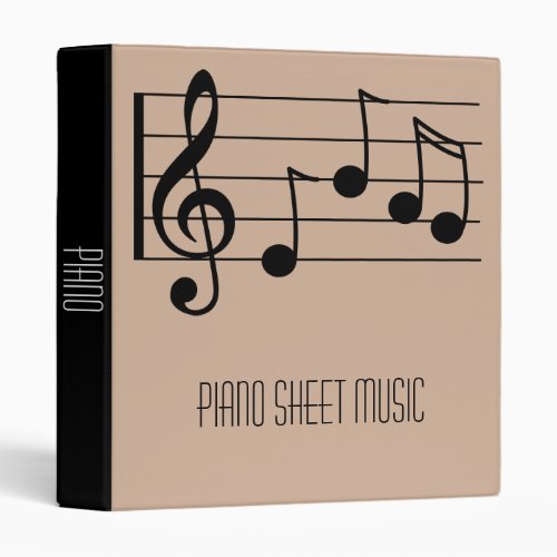 Piano Sheet Music student folder portfolio