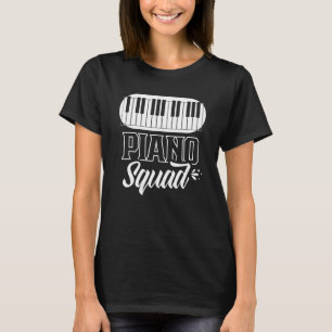 Piano Squad Player Musician Music T-Shirt