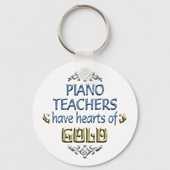 Piano Teacher Appreciation Keychain (Front)