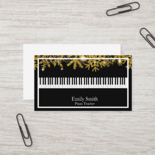 Piano Teacher Business Card