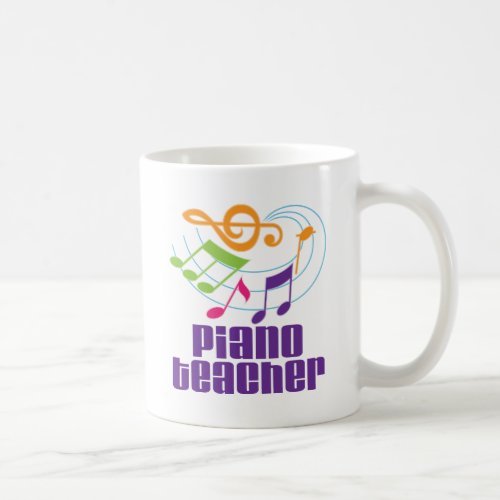 Piano Teacher Gift Coffee Mug