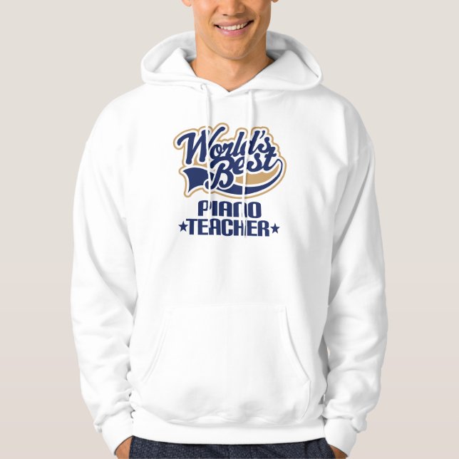 Piano Teacher Gift Hoodie (Front)
