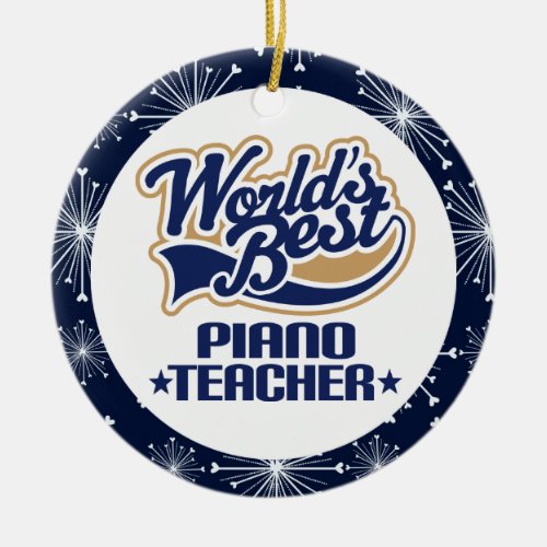 Piano Teacher Gift Ornament