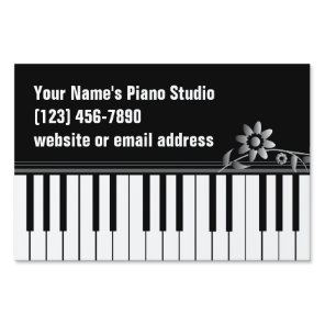 Piano Teacher Keyboard Yard Sign