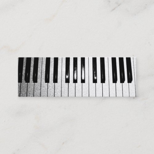 Piano Teacher Business Card