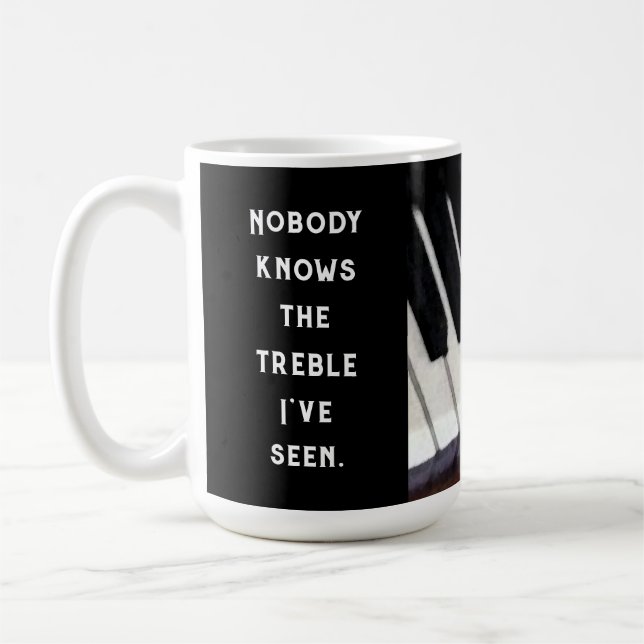 Piano Teacher Pianist  Coffee Mug (Left)