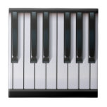 Piano Tile<br><div class="desc">A vector image of a minimal piano design, to represent the instrument in a pure form.</div>
