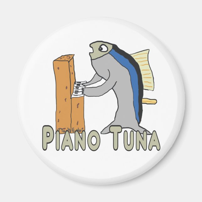 Piano Tuner (Tuna) Magnet (Front)