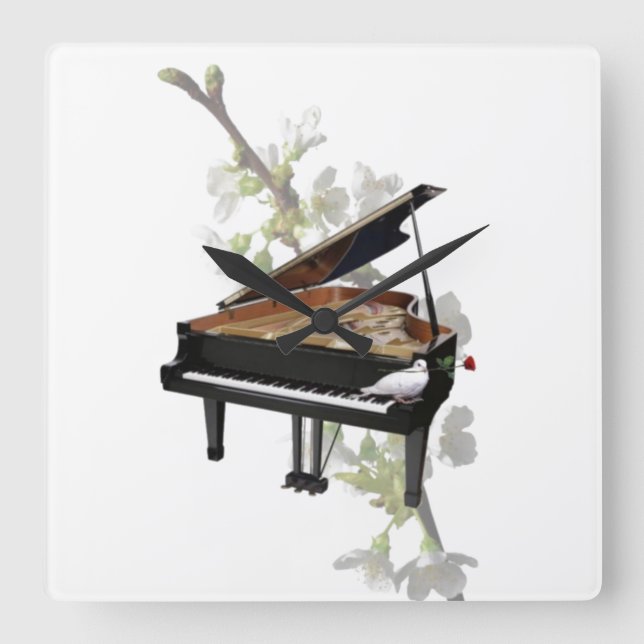 Piano Wall Clock (Front)