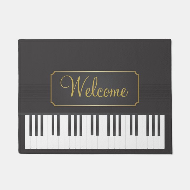 Piano welcome doormat (Front)