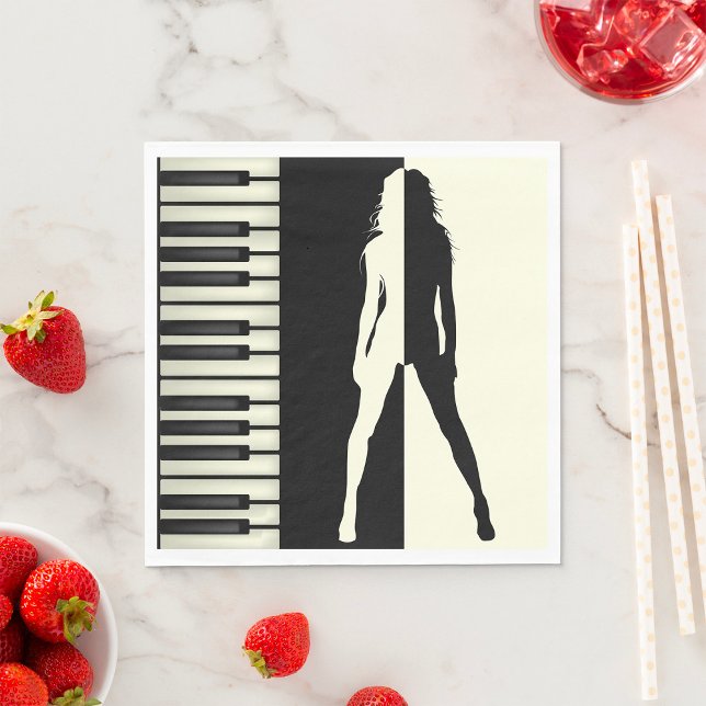 Piano Woman Napkins (Creator Uploaded)