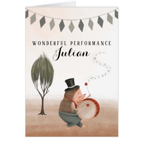 Piano Wonderful Performance Greeting Card