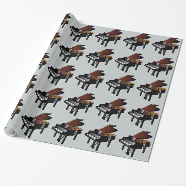 Piano Wrapping Paper (Unrolled)