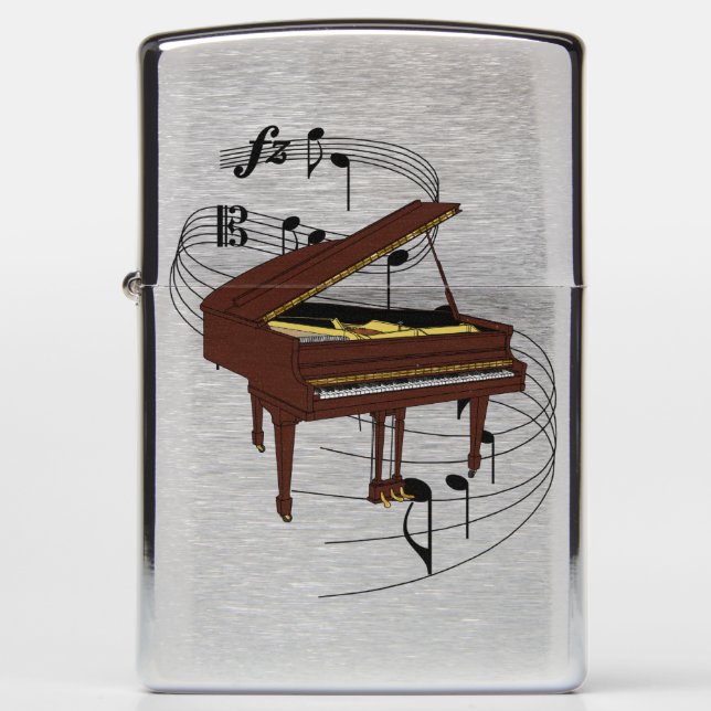 Piano Zippo Lighter (Front)
