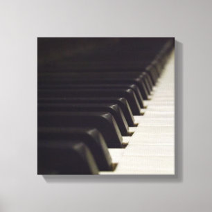 Pianoforte Wrapped Canvas Print