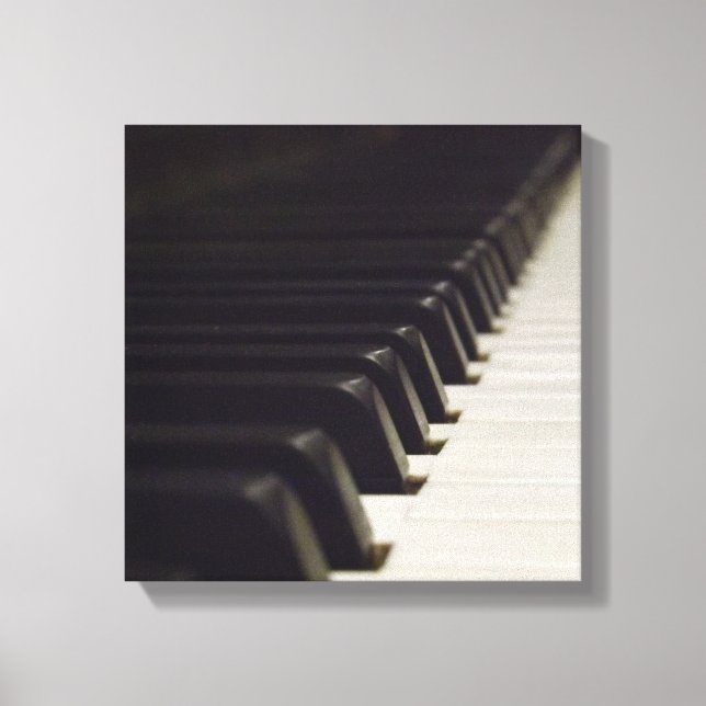Pianoforte Wrapped Canvas Print (Front)
