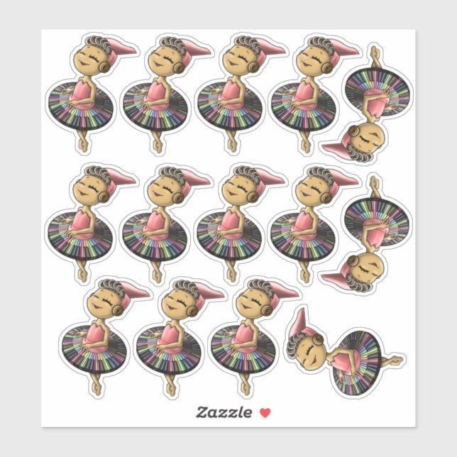 Pianos Sticker (Sheet)