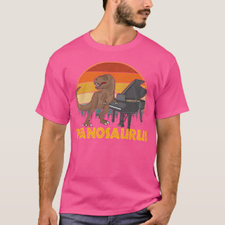 Pianosaurus Pianist Player Piano T-Shirt
