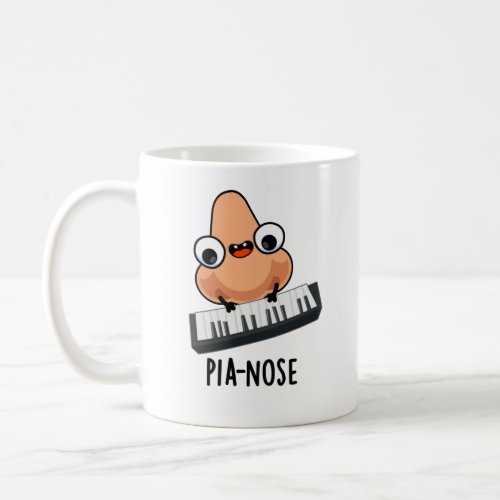 Pianose Funny Piano Nose Pun  Coffee Mug