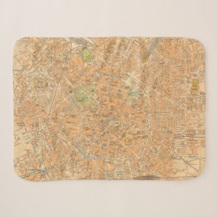 Pianta di Milano - Map of Milan, Italy Sherpa Blanket