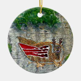 Piasa Bird Illinois Native American Legend Ceramic Ornament
