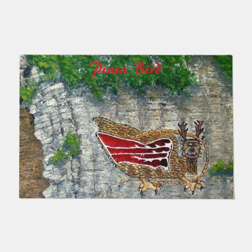 Piasa Bird Illinois Native American Legend Doormat