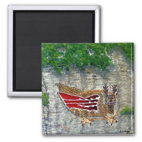 Piasa Bird Illinois Native American Legend Magnet