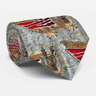 Piasa Bird Illinois Native American Legend Neck Tie